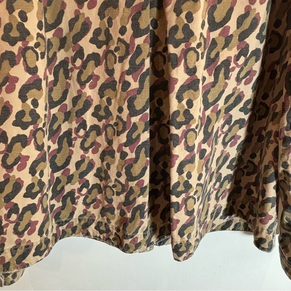 VERONICA BEARD Jeans Sz XL Animal Print Blazer Back Pleat Buttons Pockets Jacket - Picture 13 of 13